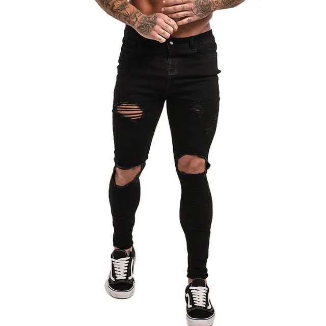 Men's Skinny Ripped Jeans