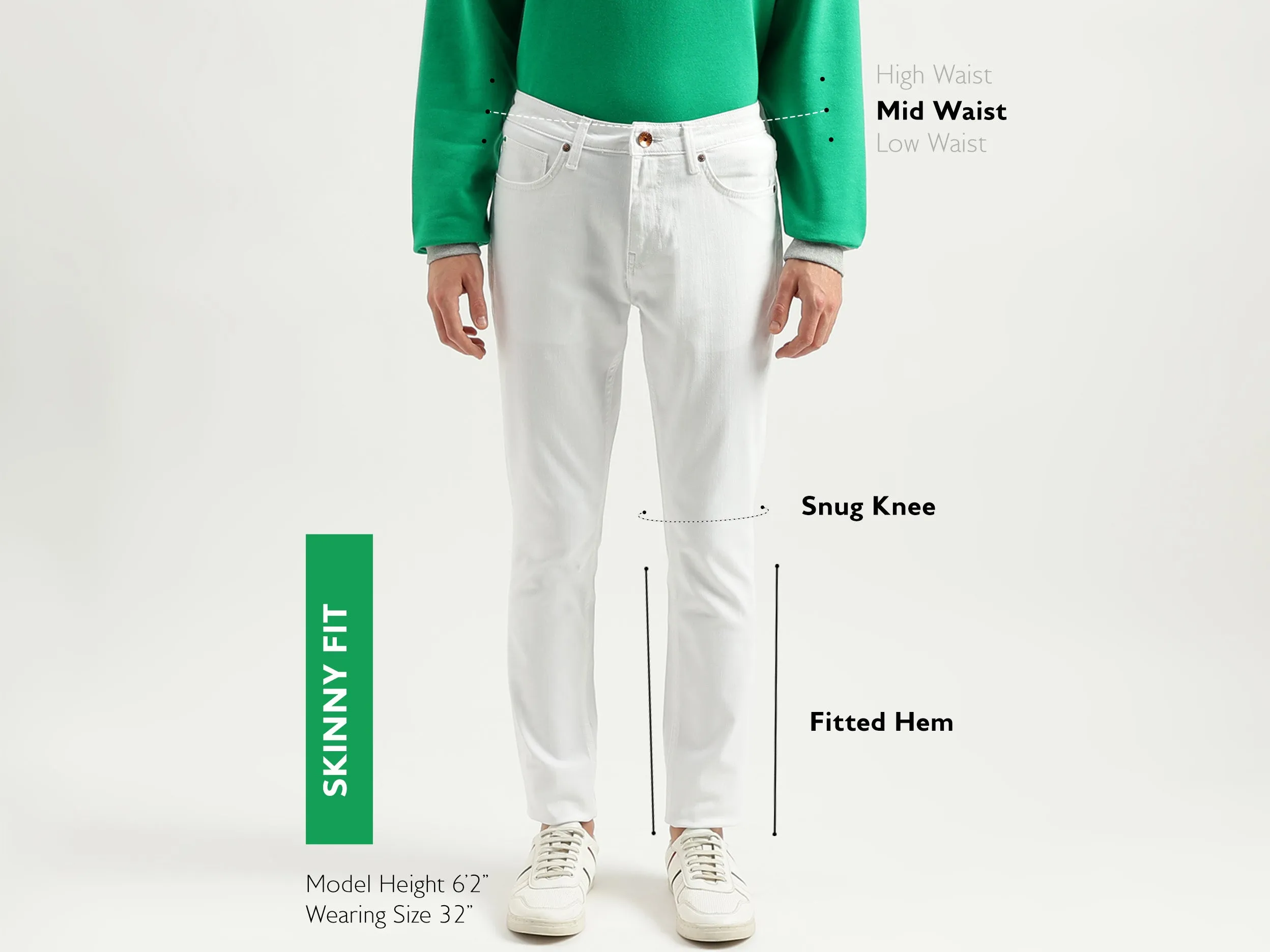Men's Solid Skinny Fit Jeans