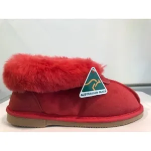 Merino Craft Ladies Slippers  - Red