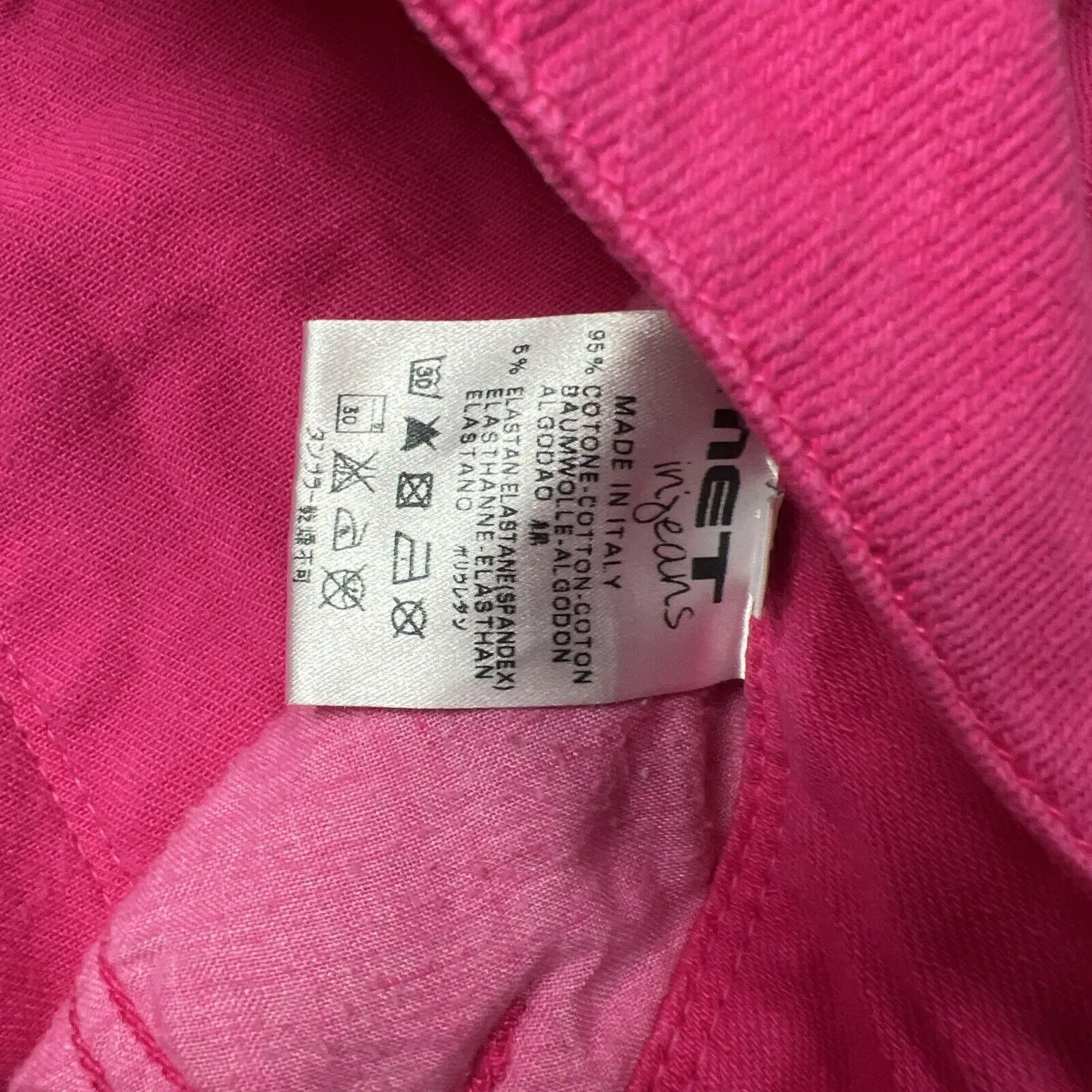 MET Womens Bright Pink Skinny Jeans size 27
