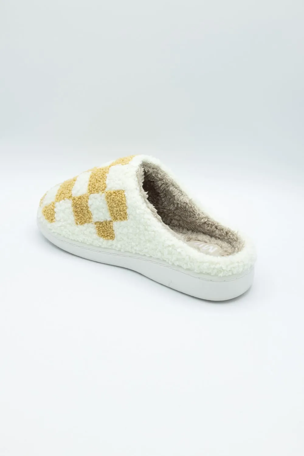 MIA Checker Slippers for Women in Oatmeal | GS1412401-OCC