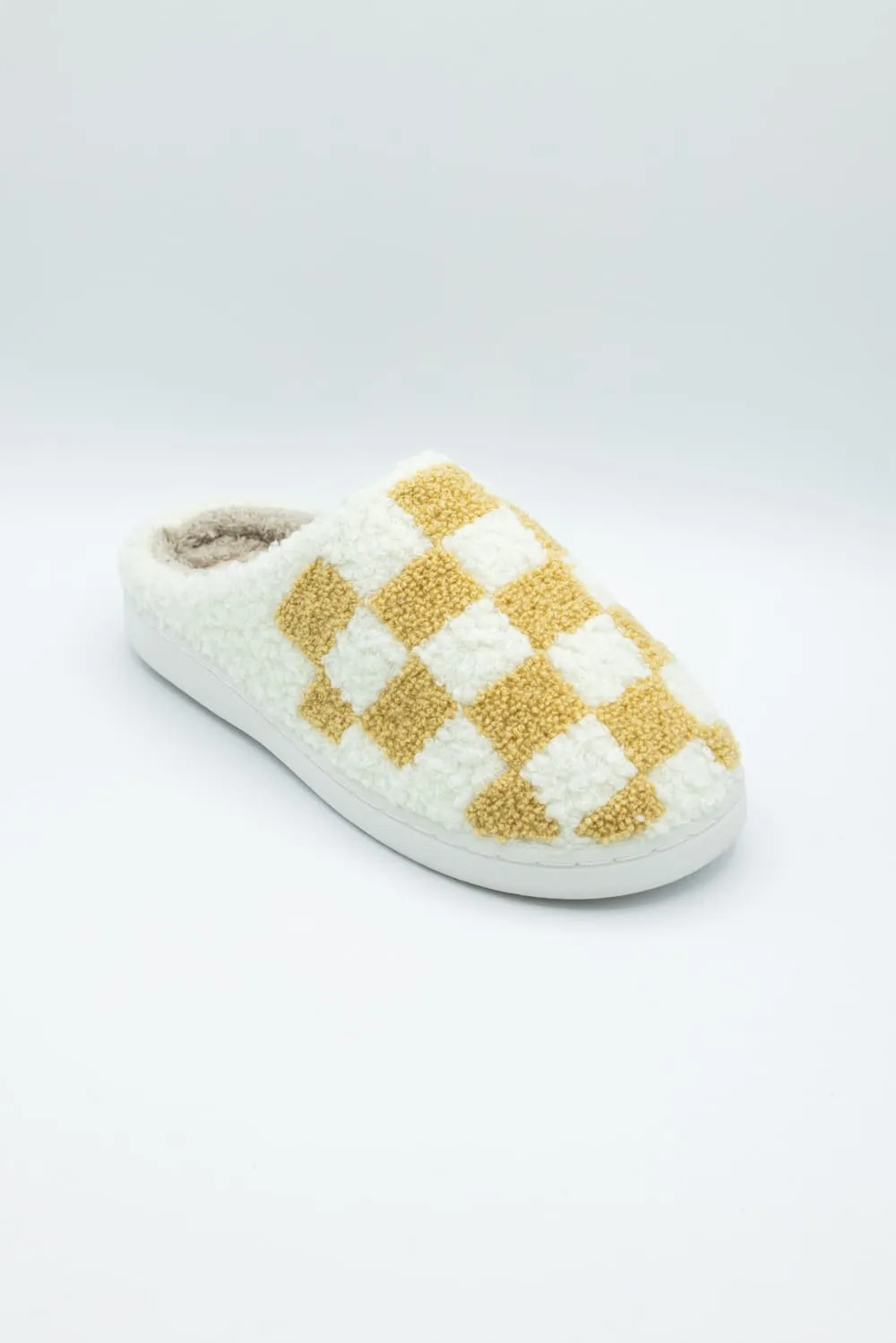 MIA Checker Slippers for Women in Oatmeal | GS1412401-OCC