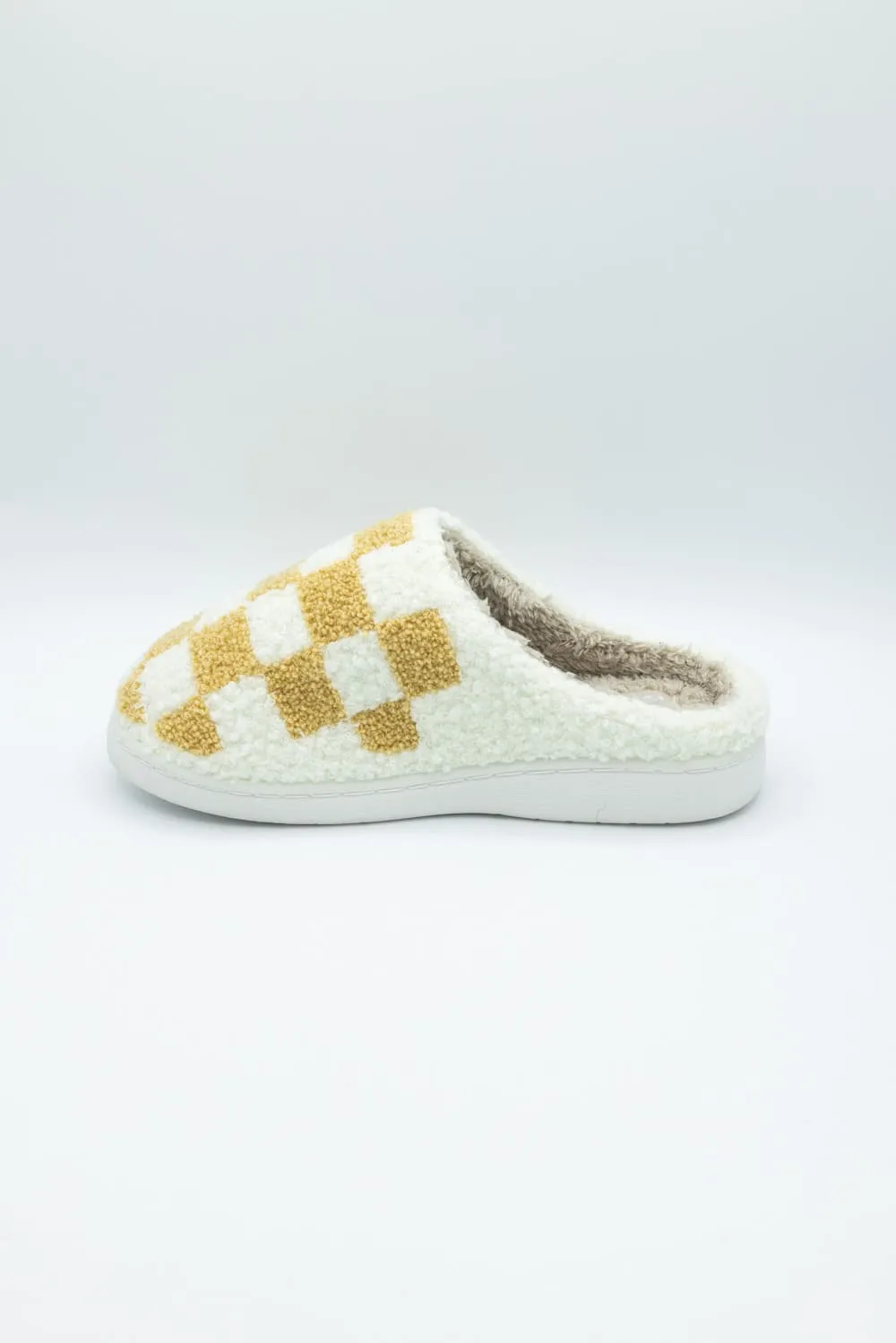 MIA Checker Slippers for Women in Oatmeal | GS1412401-OCC