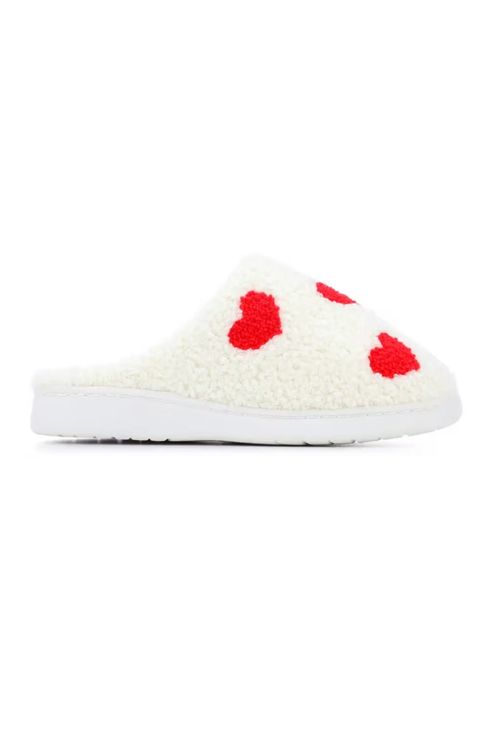 MIA Cozi Red Heart Slippers for Women in Red/White | GS1412401-REDHEART