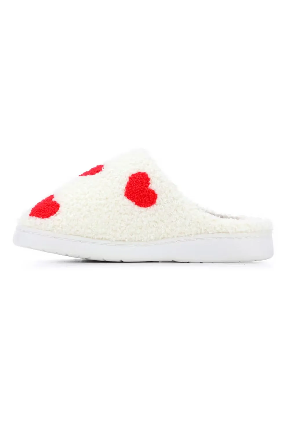 MIA Cozi Red Heart Slippers for Women in Red/White | GS1412401-REDHEART