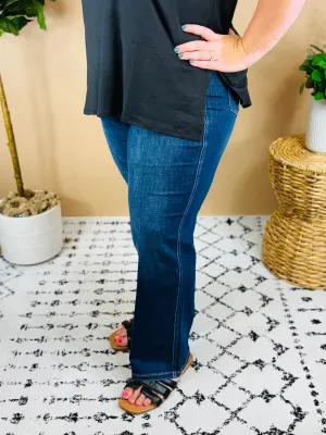 Mia Judy Blue Tummy Control Straight Jeans