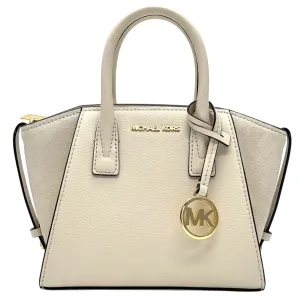 MICHAEL KORS Avril XS Leather & Suede Satchel - Cream New w/Tags