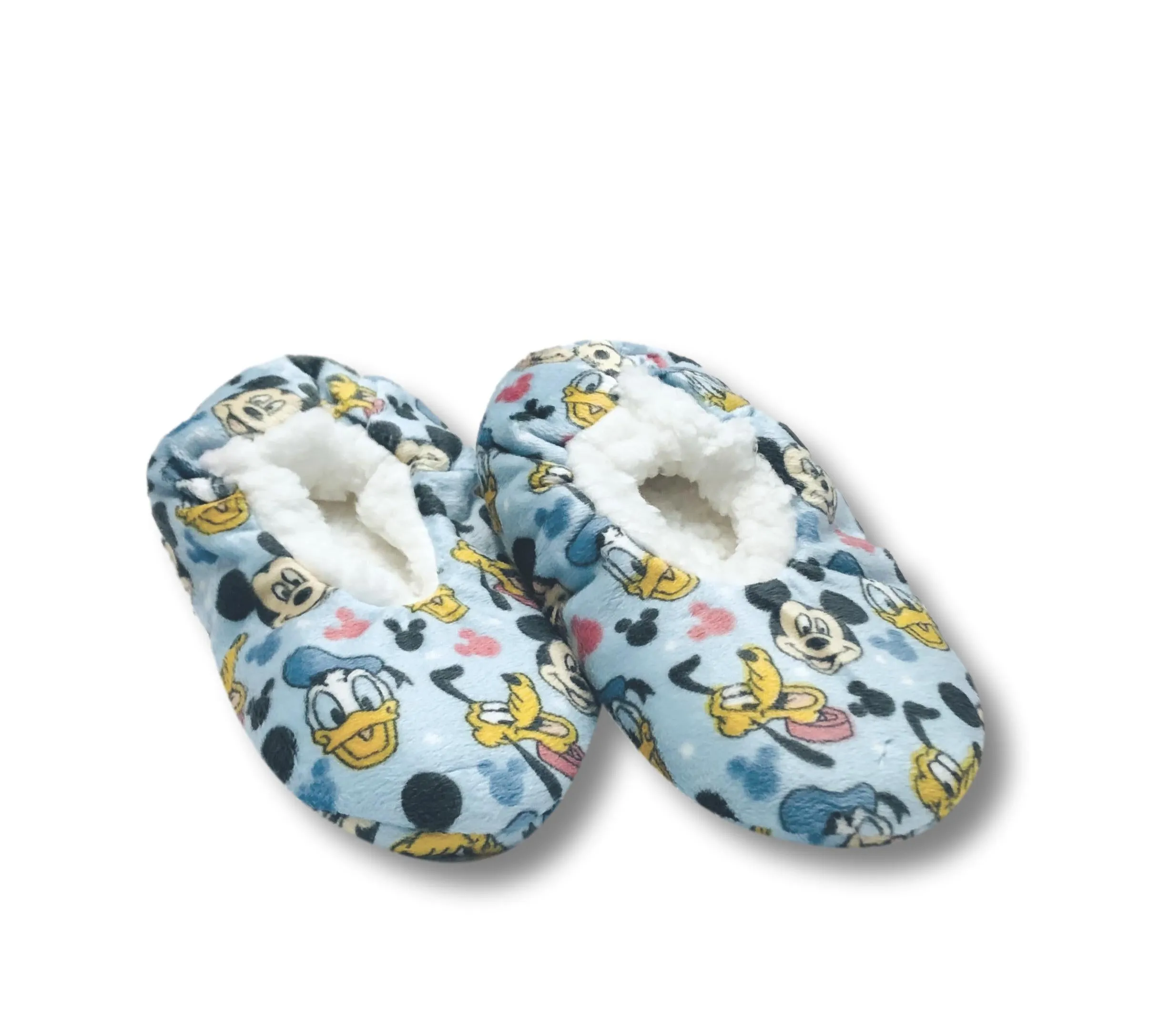 Mickey Mouse Toddler Slippers Boys Fuzzy Slipper Socks for Kids