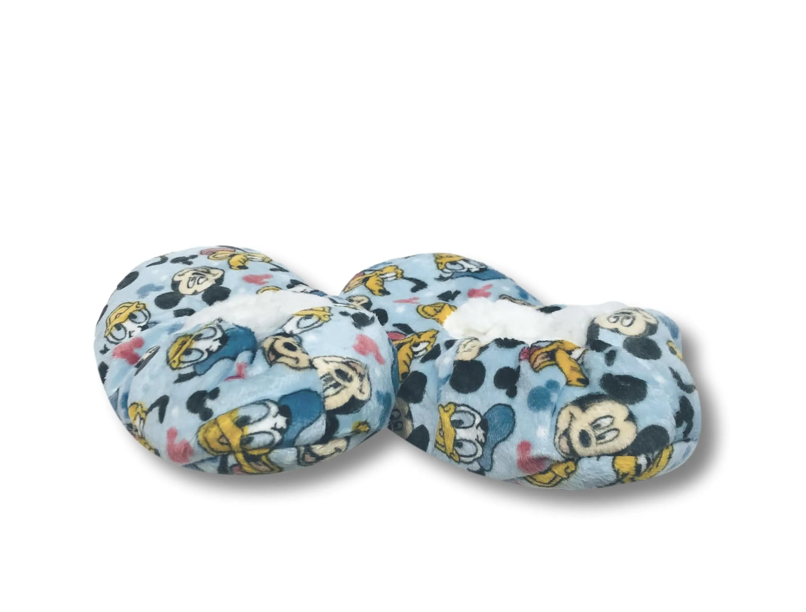Mickey Mouse Toddler Slippers Boys Fuzzy Slipper Socks for Kids