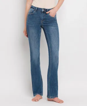 Mid Rise Bootcut Vervet Jeans: Titillating