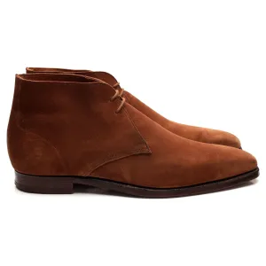'Milton' Tan Brown Suede Chukka Boots UK 8 E