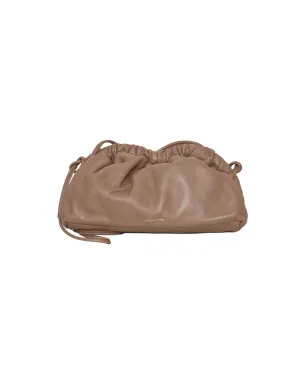 Mini Cloud Clutch in Biscotto