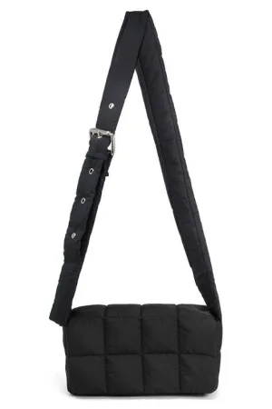 Mini Quilted Puffer Crossbody Bag