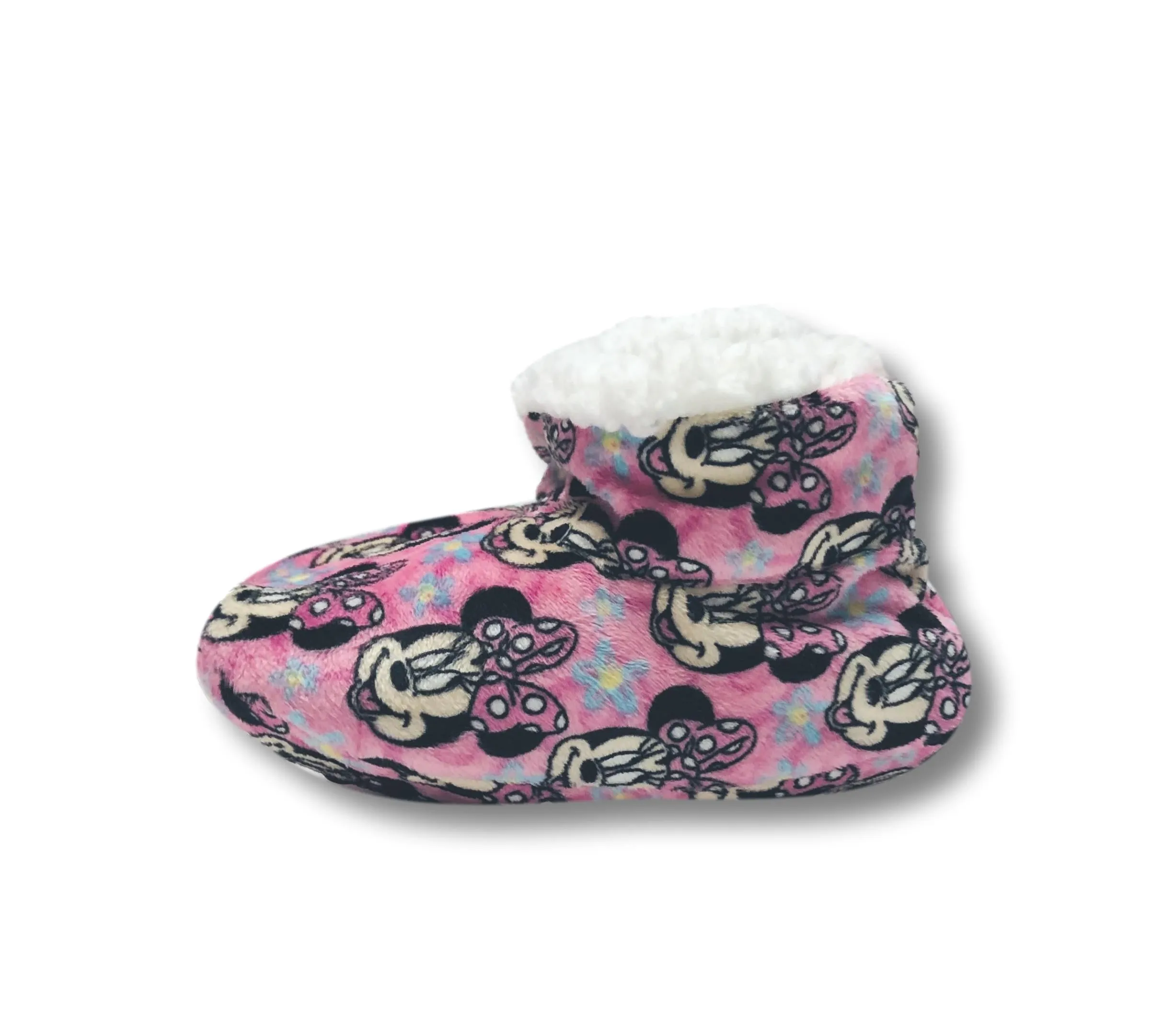 Minnie Mouse Toddler Slippers Fuzzy Slipper Booties for Girls
