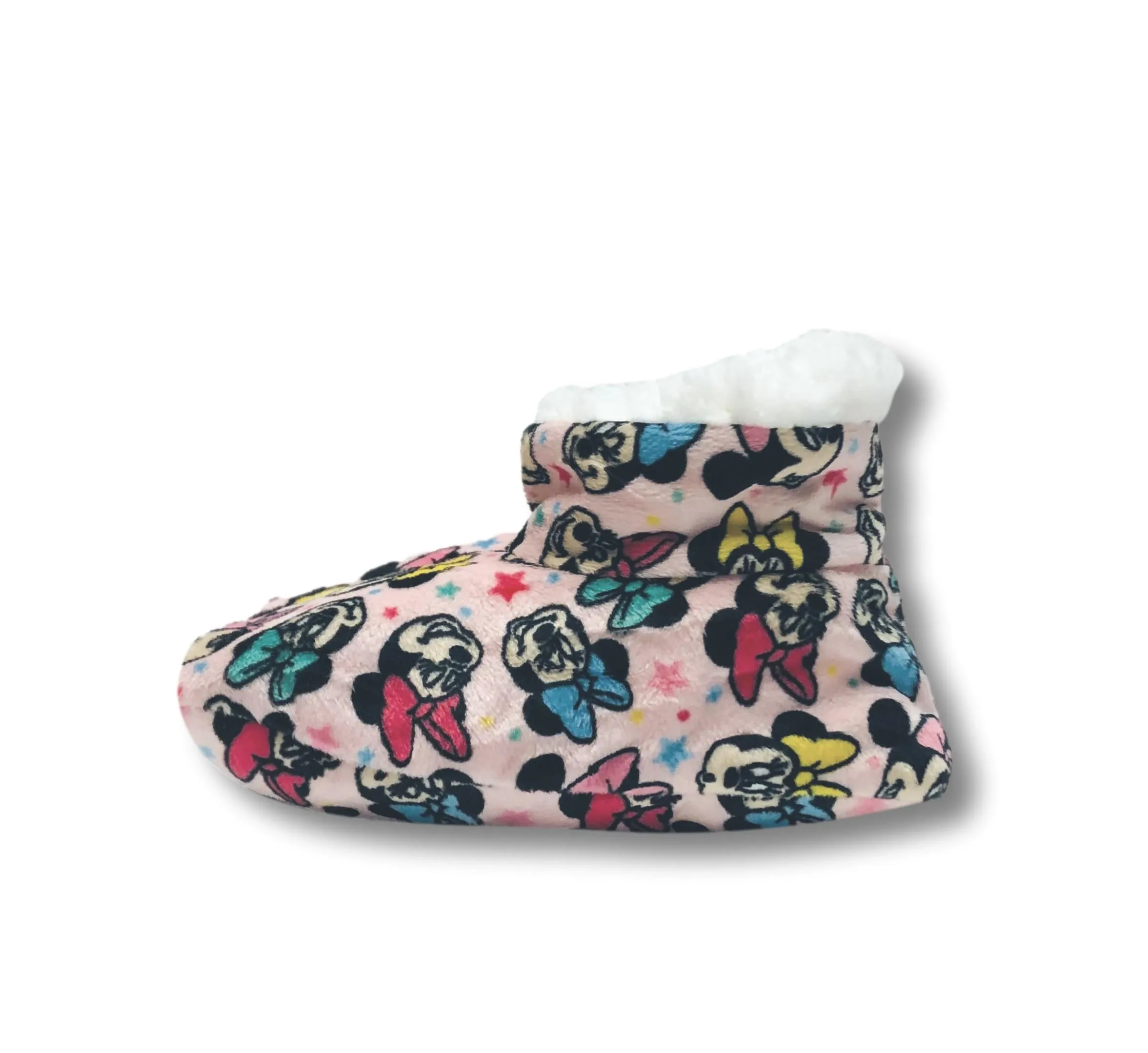 Minnie Mouse Toddler Slippers Fuzzy Slipper Booties for Girls