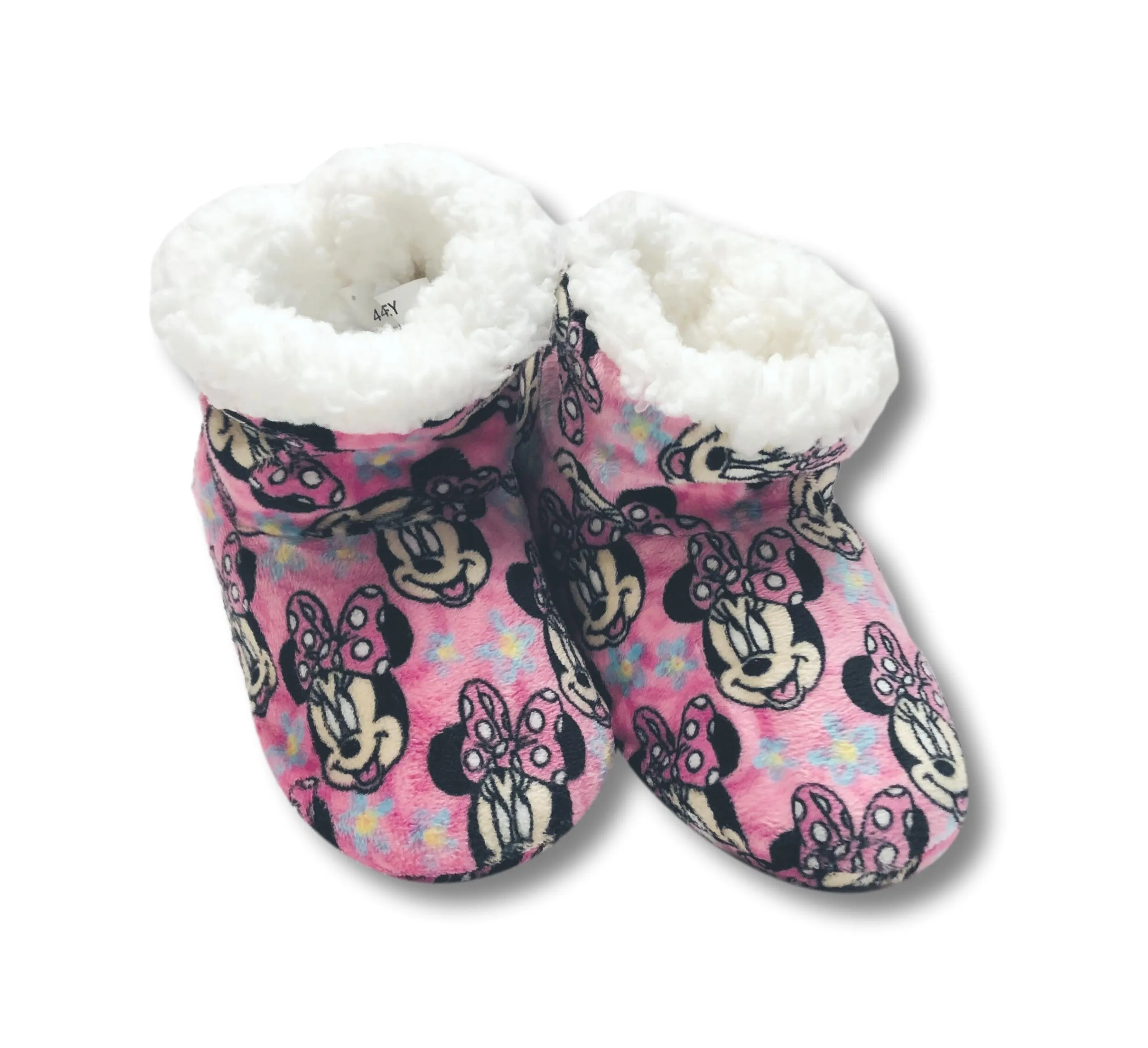 Minnie Mouse Toddler Slippers Fuzzy Slipper Booties for Girls