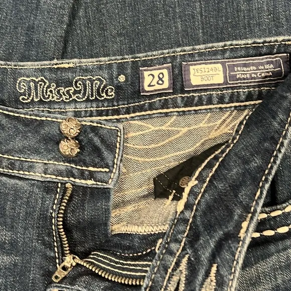 Miss Me Bootcut Jeans JE5124BL Size 28