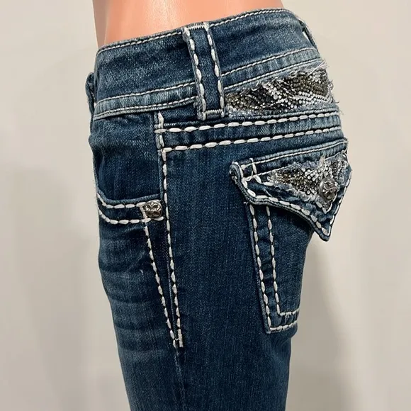 Miss Me Bootcut Jeans JE5124BL Size 28