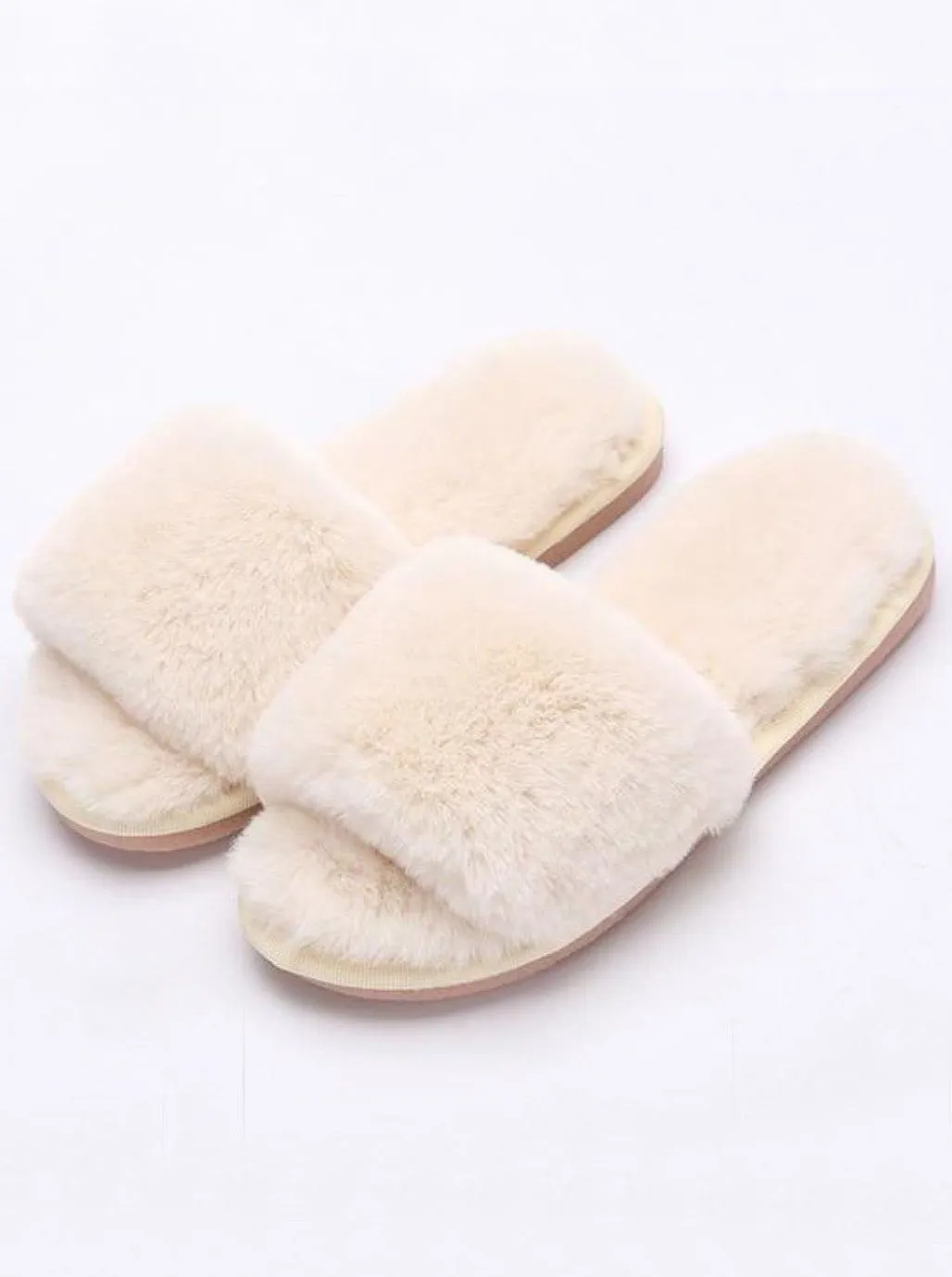 Mommy & Me Fuzzy Bedroom Slippers By Liv and Mia