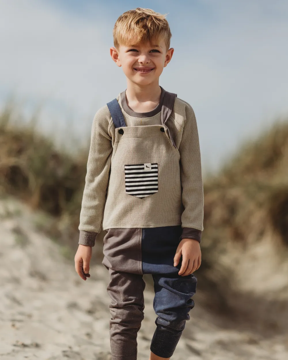 Multicolour Colourblock Dungarees