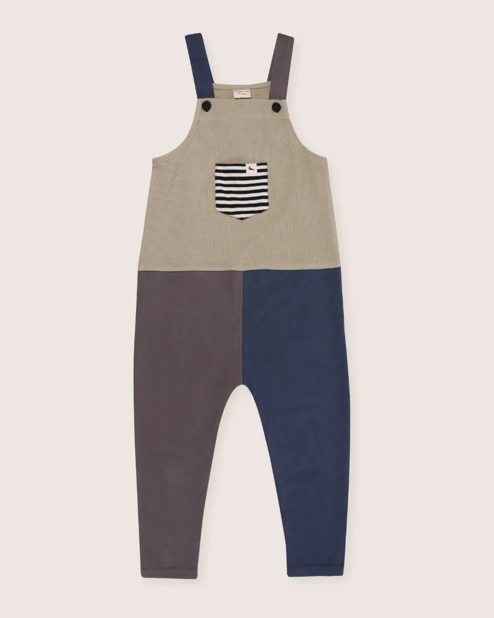 Multicolour Colourblock Dungarees