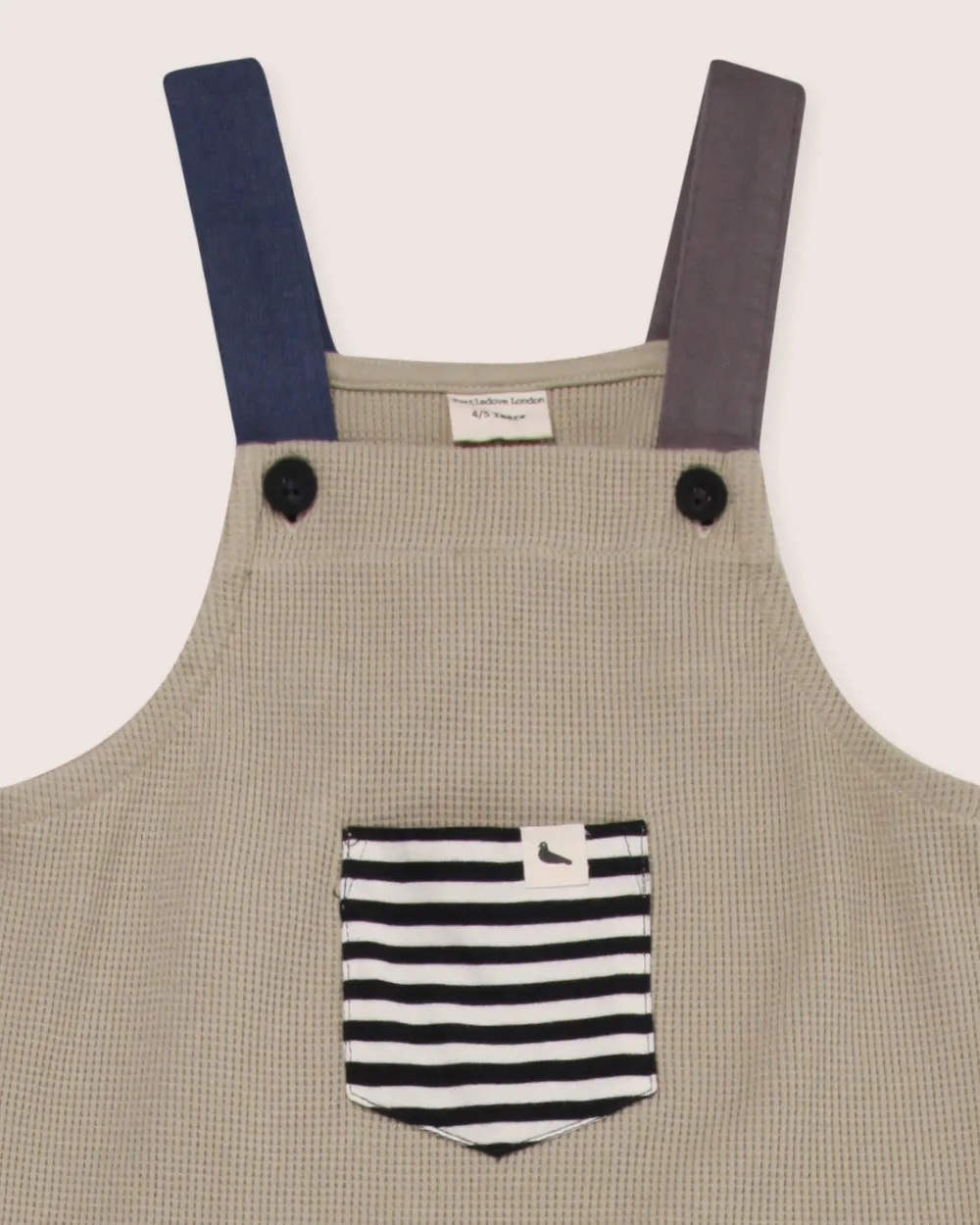 Multicolour Colourblock Dungarees