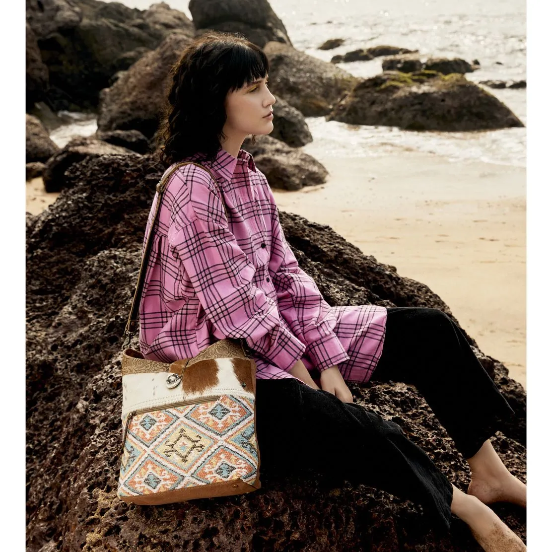 Myra Bag Multi Pastels Shoulder Bag