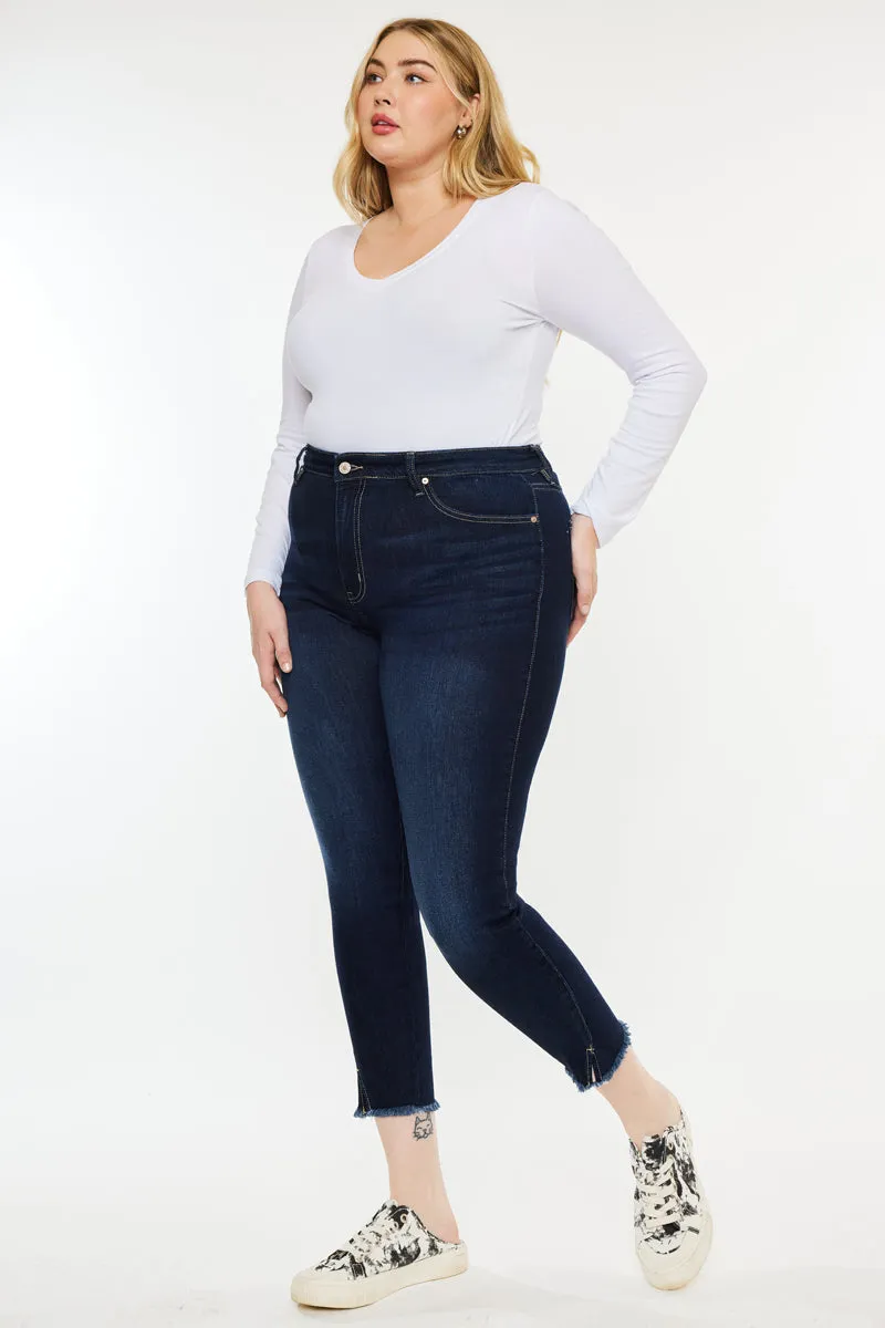 Naira Ultra High Rise Ankle Skinny Jeans (Plus Size)