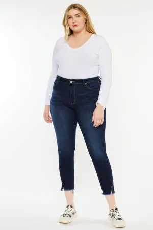 Naira Ultra High Rise Ankle Skinny Jeans (Plus Size)