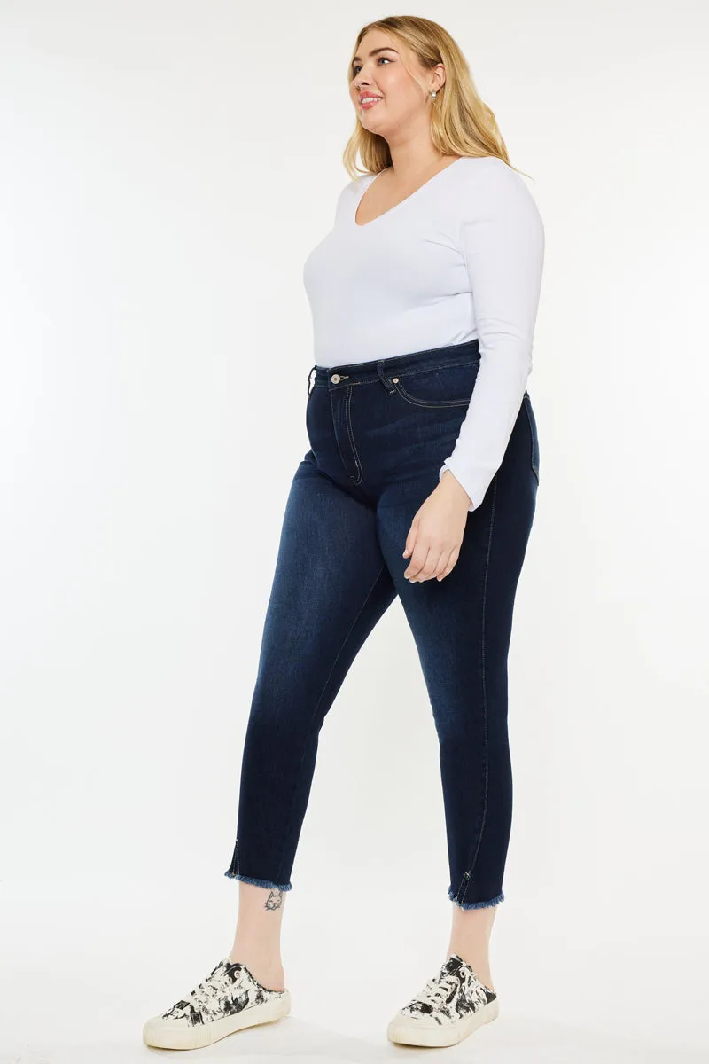 Naira Ultra High Rise Ankle Skinny Jeans (Plus Size)