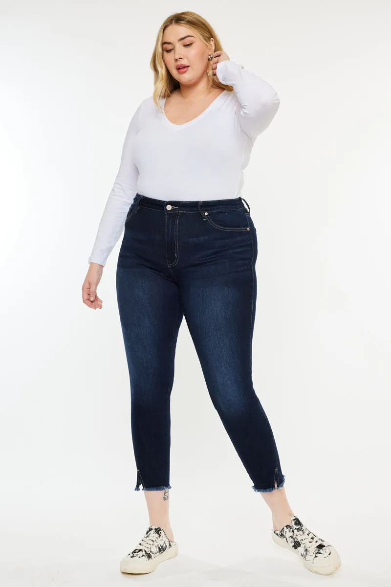 Naira Ultra High Rise Ankle Skinny Jeans (Plus Size)