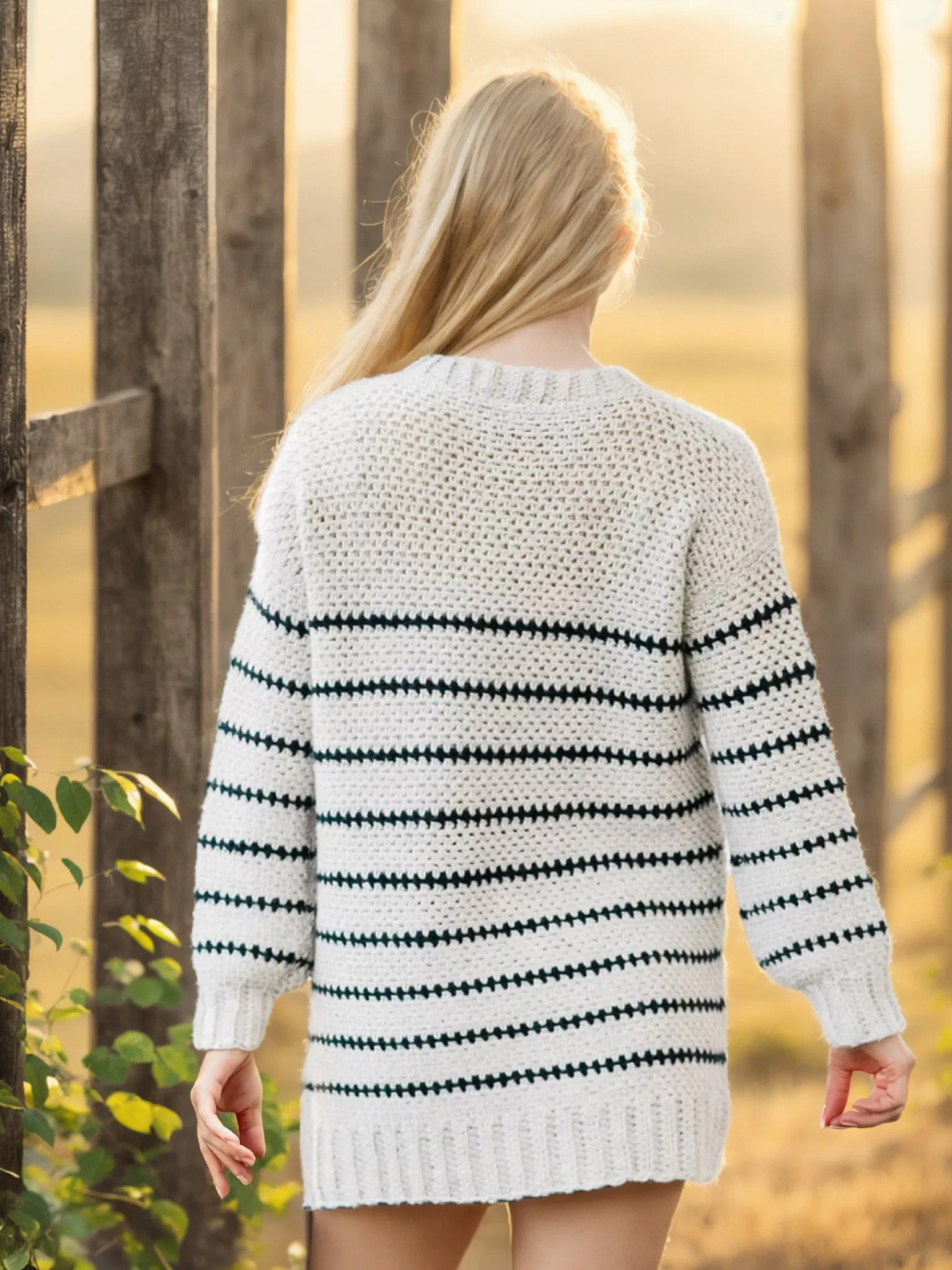 Nautical Stripe Crewneck Sweater