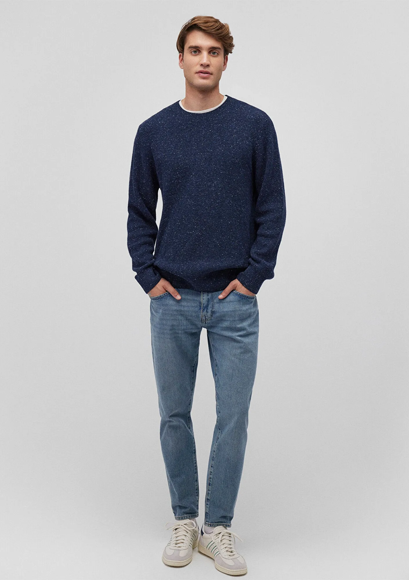 Navy Crewneck Sweater