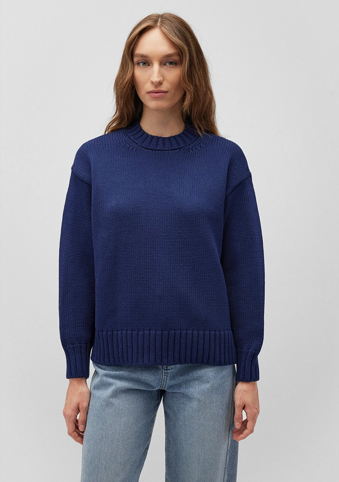 Navy Crewneck Sweater