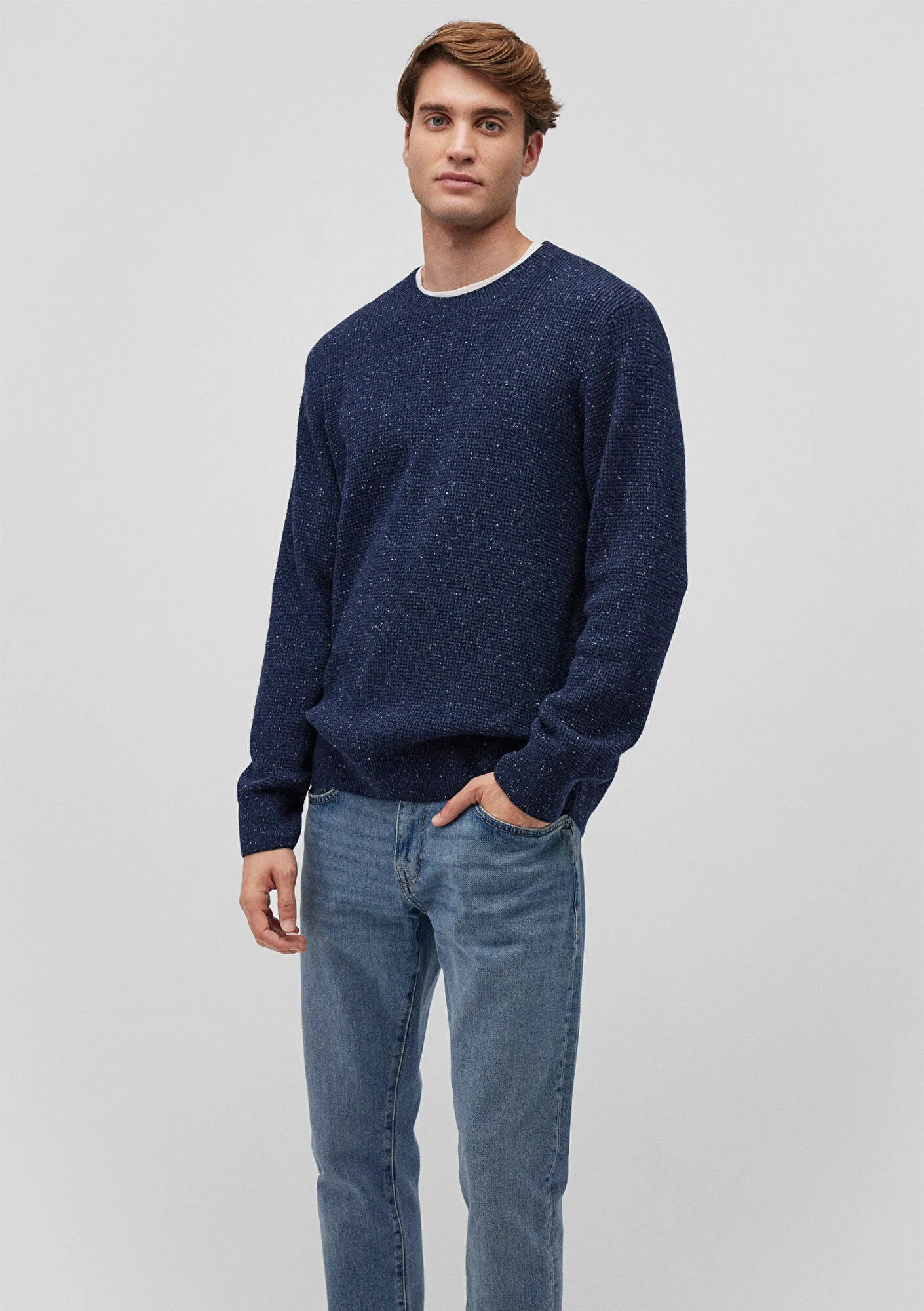 Navy Crewneck Sweater