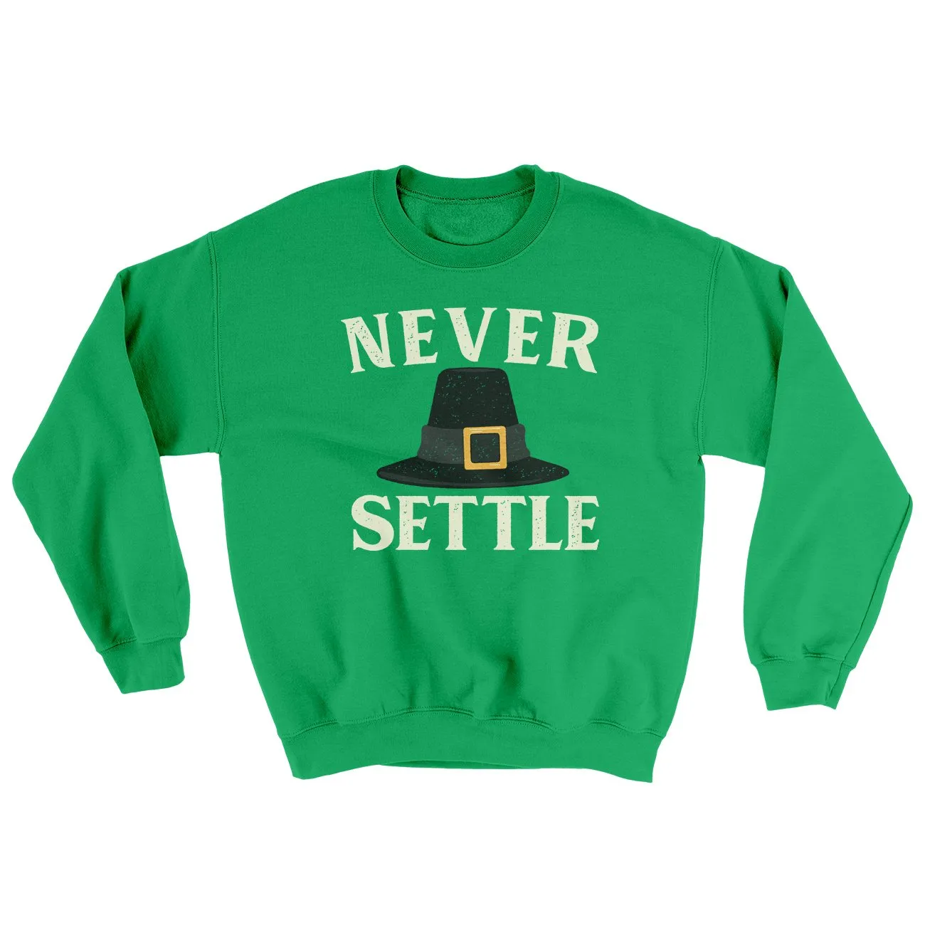 Never Settle Ugly Sweater