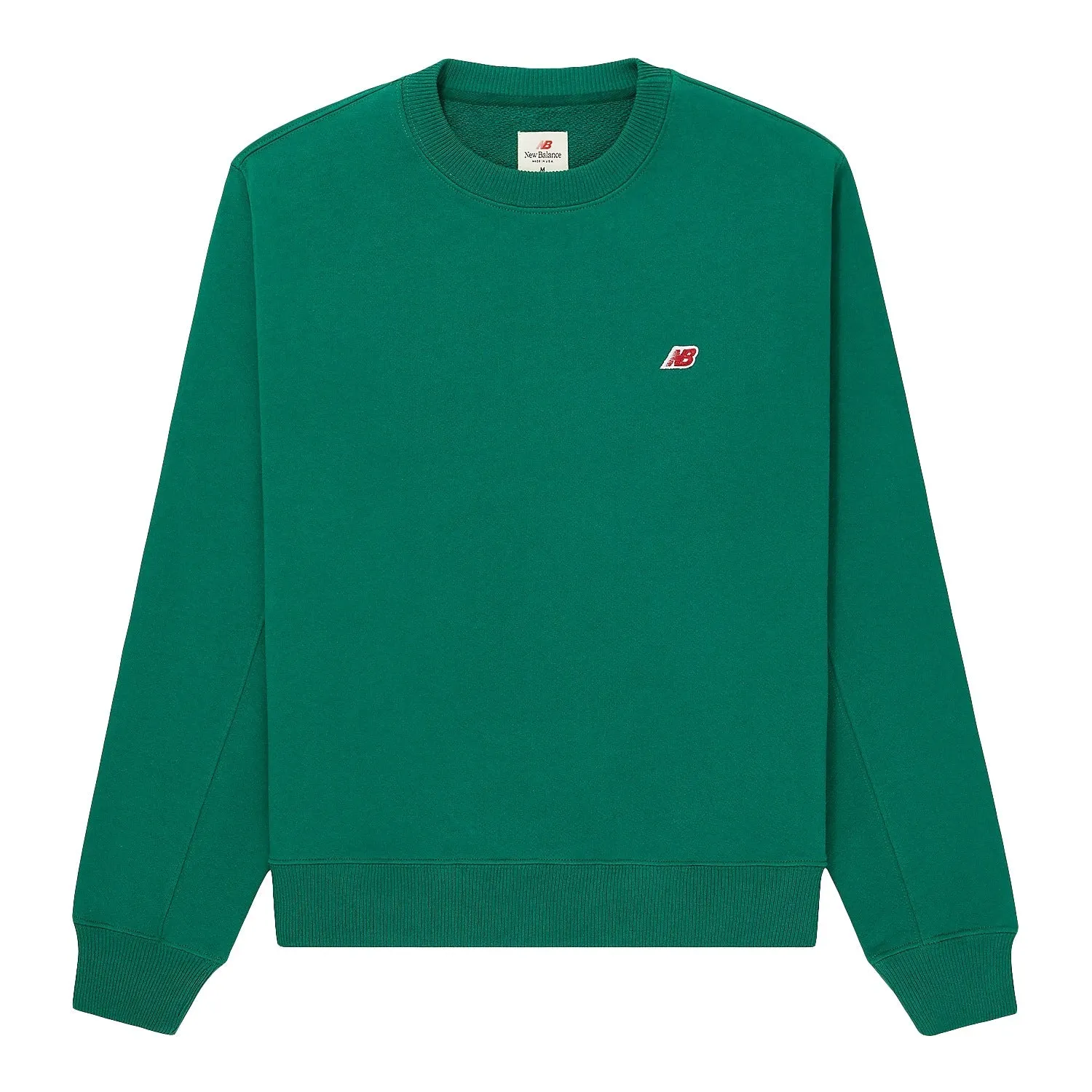 New Balance Men MADE in USA Core Crewneck Sweatshirt Classic Pine MT21541-ECS