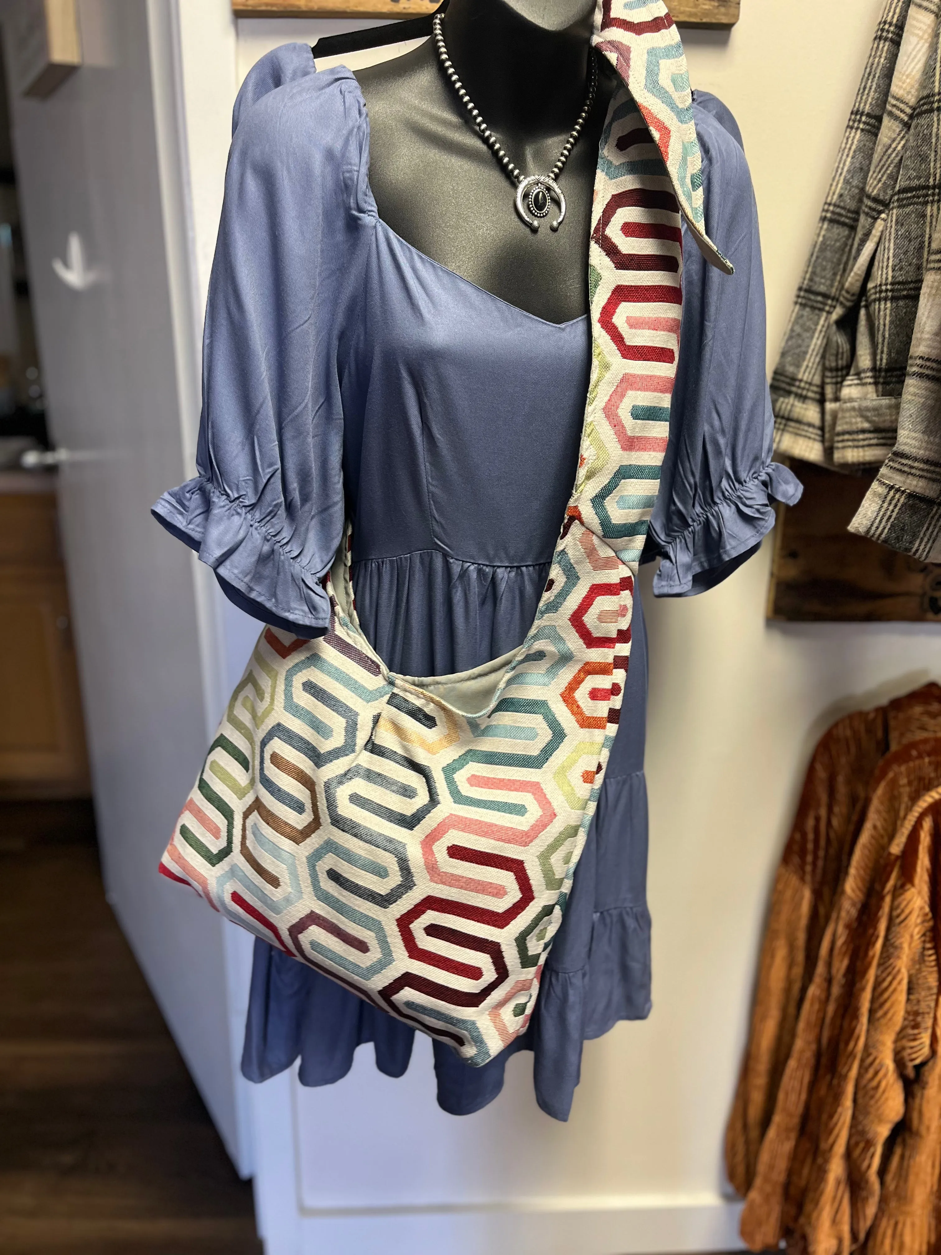 New Hope Girls-  Hobo Bag-  Maze Pattern