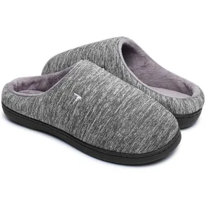 New Mens Comfort Memory Foam Slippers Warm Indoor Outdoor House Shoes, Sz 13-14