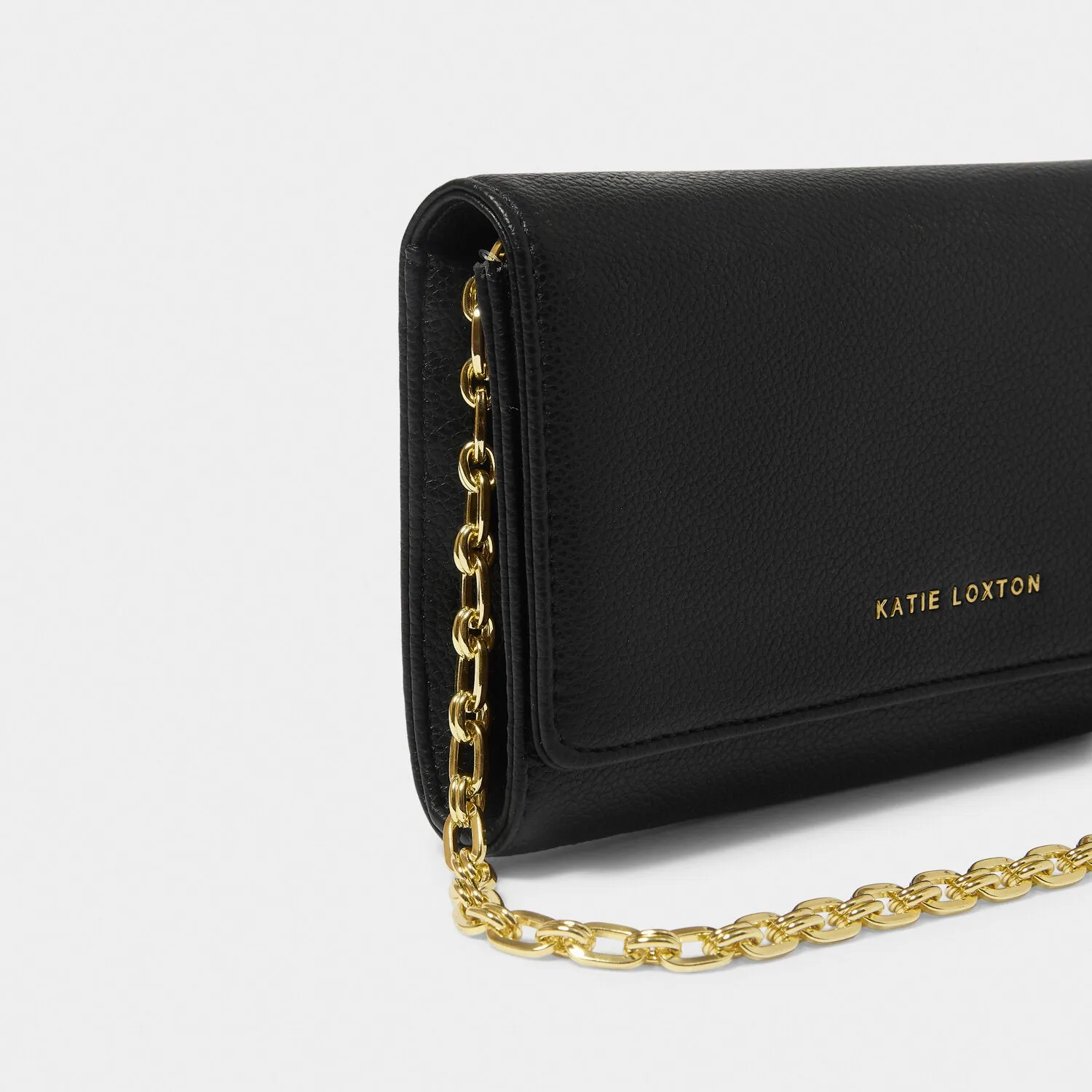 NEW SEASON - Katie Loxton -  Rubi Chain Crossbody Purse - Black