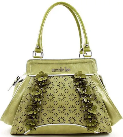 Nicole Lee USA | Floral Purse Green