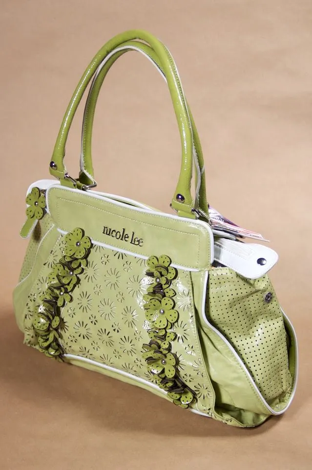 Nicole Lee USA | Floral Purse Green