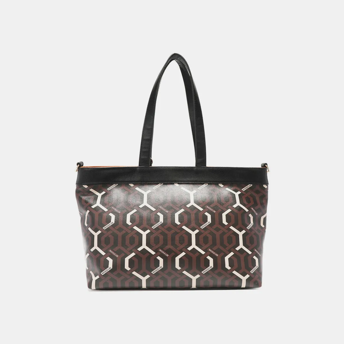 Nicole Lee USA Geometric Pattern Handbag