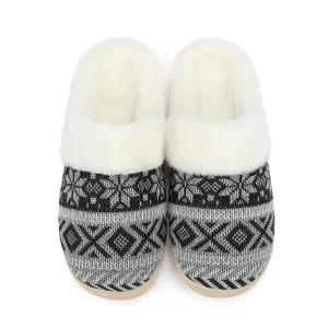 NineCiFun Women's Memory Foam Fuzzy House Slippers