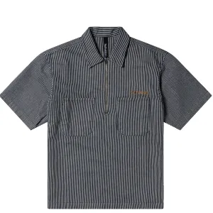 No Problemo Mini Problemo SS Work Shirt Denim Blue