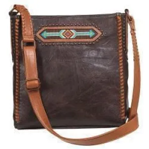 Nocona Ruthie Brown Crossbody Purse