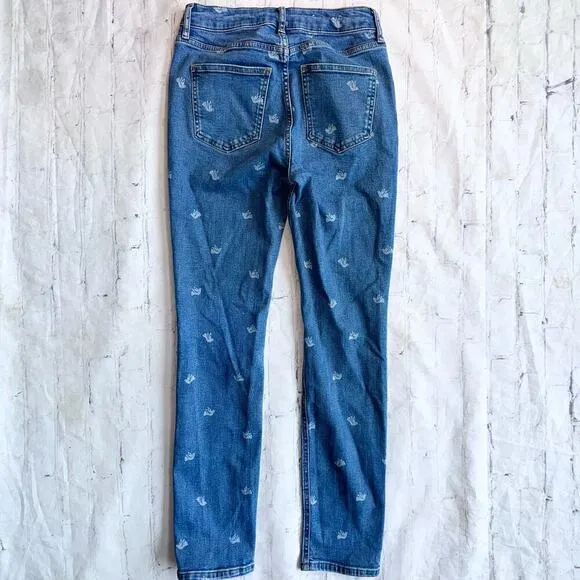 NWOT Women’s Size 6R Boden Denim Skinny Jeans With Imprint