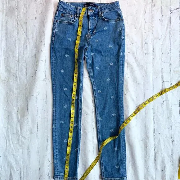 NWOT Women’s Size 6R Boden Denim Skinny Jeans With Imprint