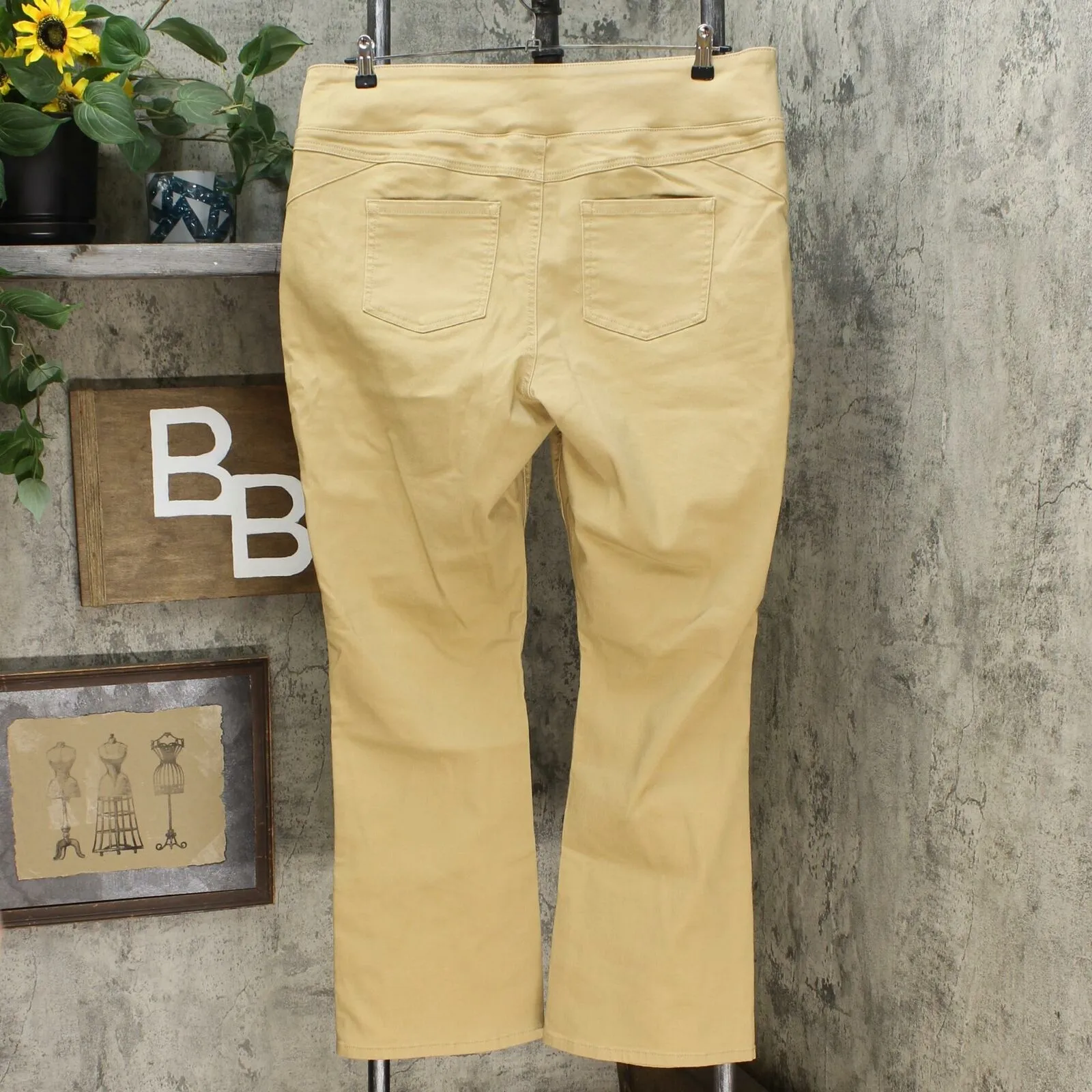 NWT DG2 By Diane Gilman Slimming Comfort Waist Boot-Cut Jegging. 613549-Plus 1X