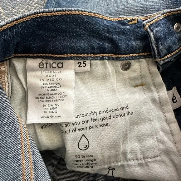 NWT Faherty Etica Brigitte Kick Flare Jeans 25